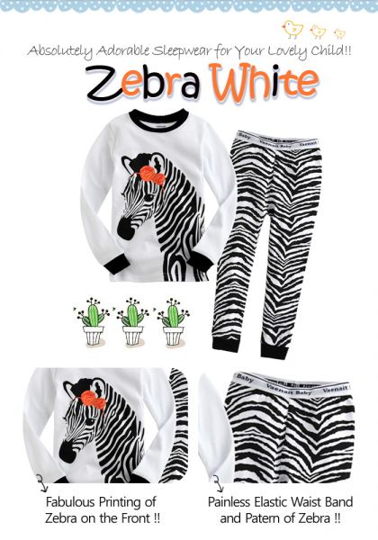 Pijama zebra
